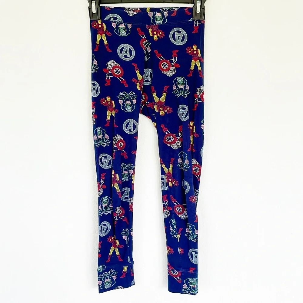 Gap kids Marvel Avengers blue cotton pajama sleep pants size 10